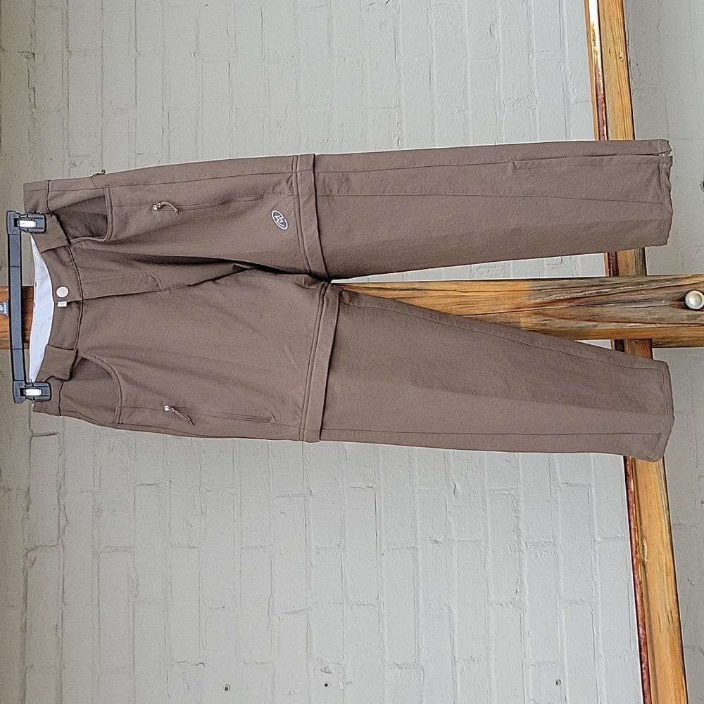 Cloudveil Women's Sz 8 Convertible Hiking Pants. Straight Leg Snap Front